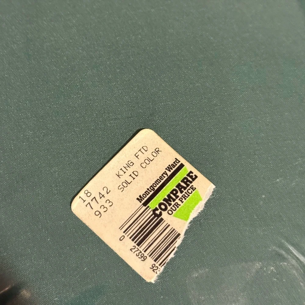 Color Connection WESTPOINT PEPPERELL Green King‎  FITTED SHEET